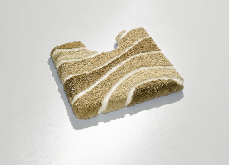 Herrlich weiche Badgarnitur, Größe 108 (Stand-WC-Vorleger, 50/ 50 cm), Cappuccino von BADER