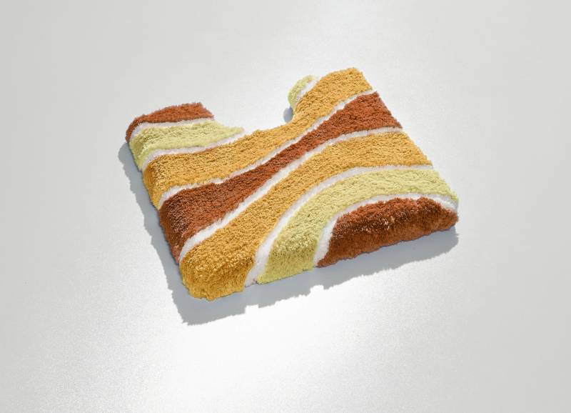 Herrlich weiche Badgarnitur, Größe 108 (Stand-WC-Vorleger, 50/ 50 cm), Terra von BADER