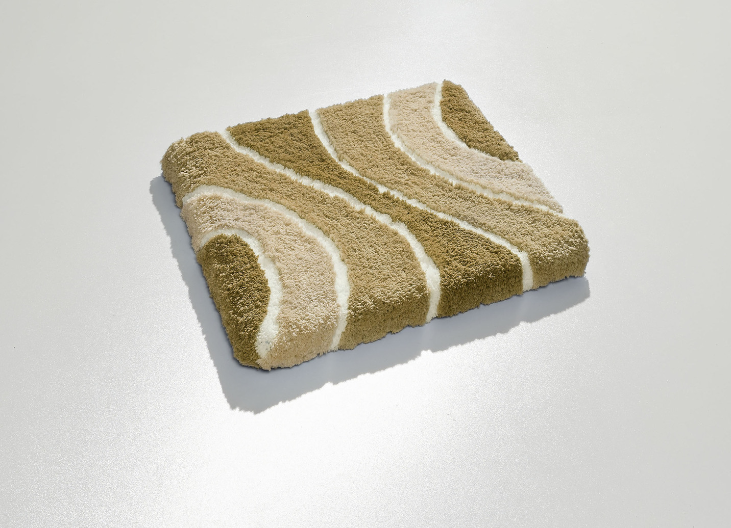 Herrlich weiche Badgarnitur, Größe 109 (Hänge-WC-Vorleger, 50/ 50 cm), Cappuccino von BADER