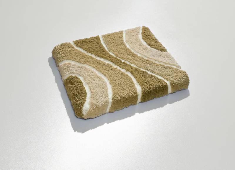 Herrlich weiche Badgarnitur, Größe 109 (Hänge-WC-Vorleger, 50/ 50 cm), Cappuccino von BADER