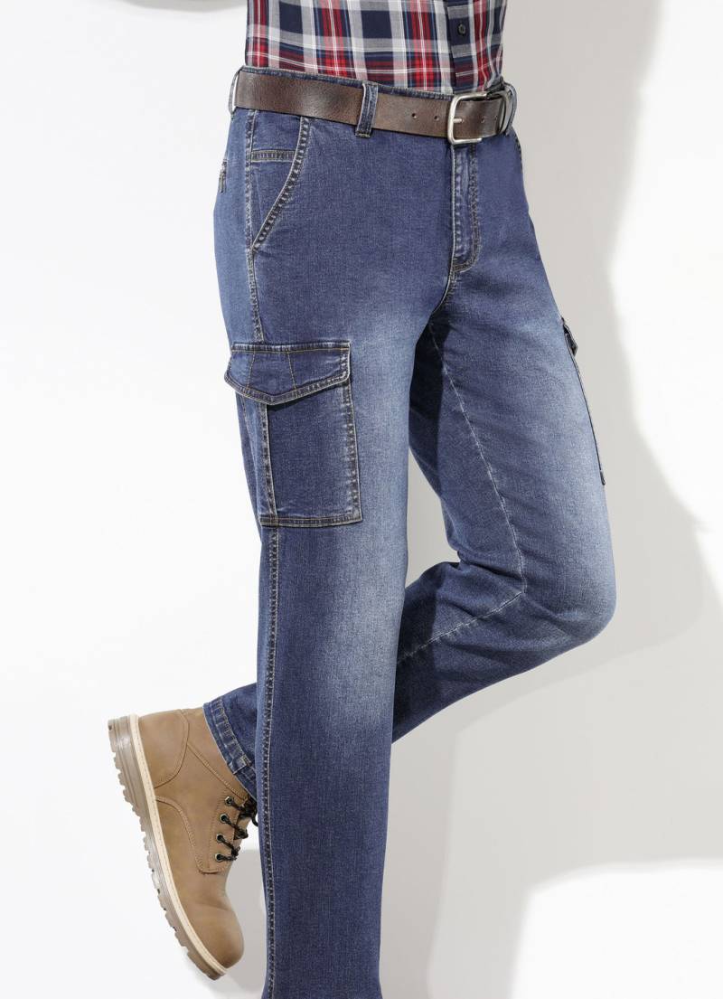 Jeans in 2 Farben, Jeansblau, Größe 26 von BADER