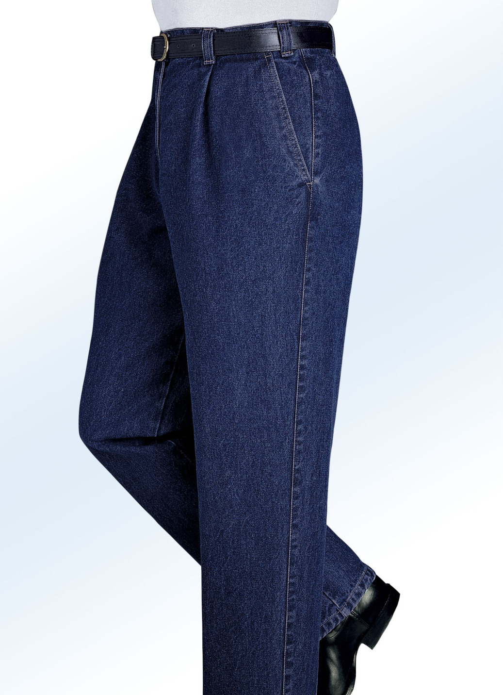 "Francesco Botti"-Jeans in 2 Qualitäten und 3 Farben, Qualität 2.Qualität, Dunkeljeans, Größe 102 von FRANCESCO BOTTI