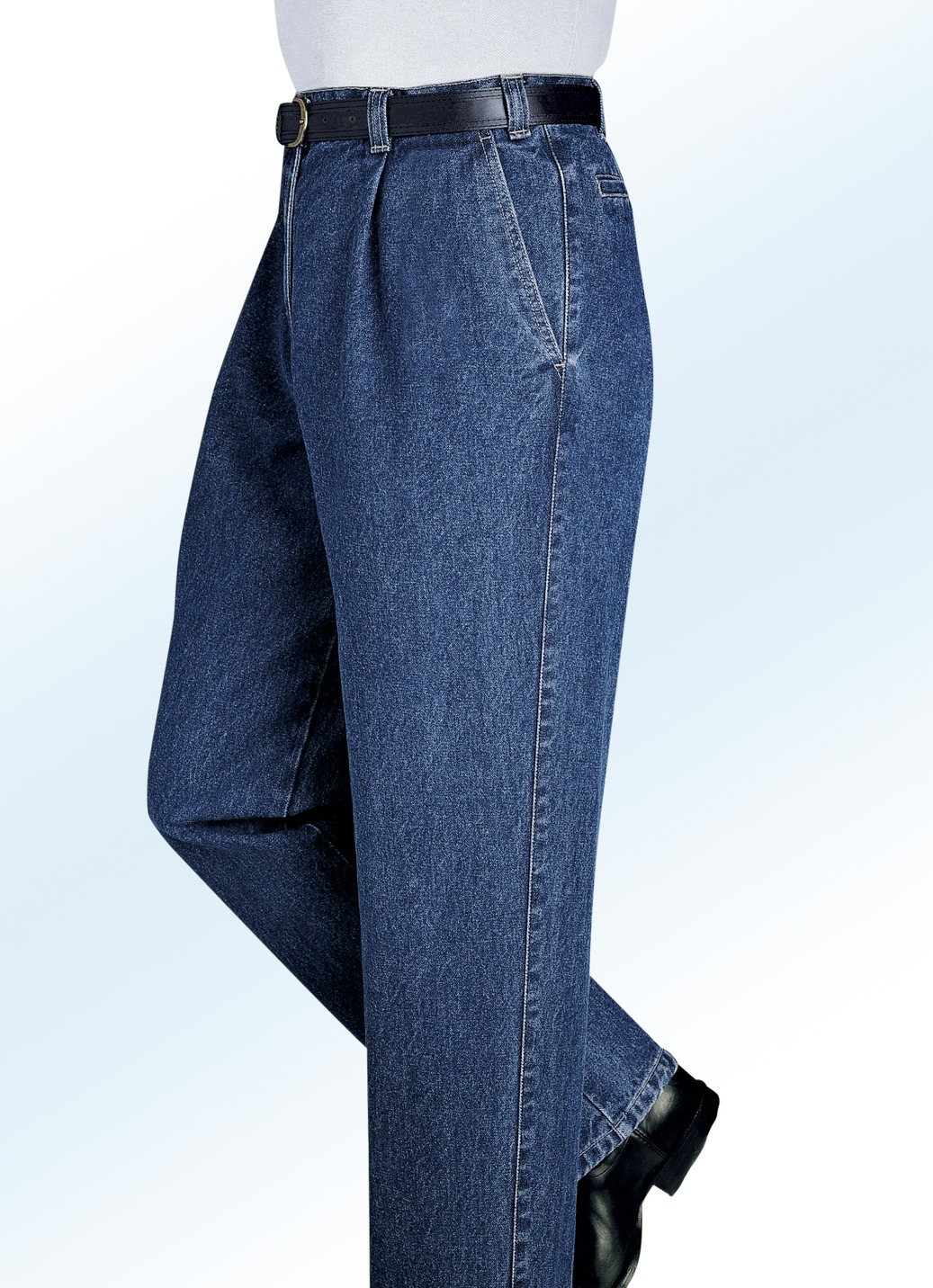 "Francesco Botti"-Jeans in 2 Qualitäten und 3 Farben, Qualität 1. Qualität, Jeansblau, Größe 26 von FRANCESCO BOTTI