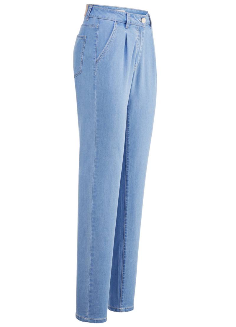 Jeans in Chino-Form, Hellblau, Größe 48 von BADER