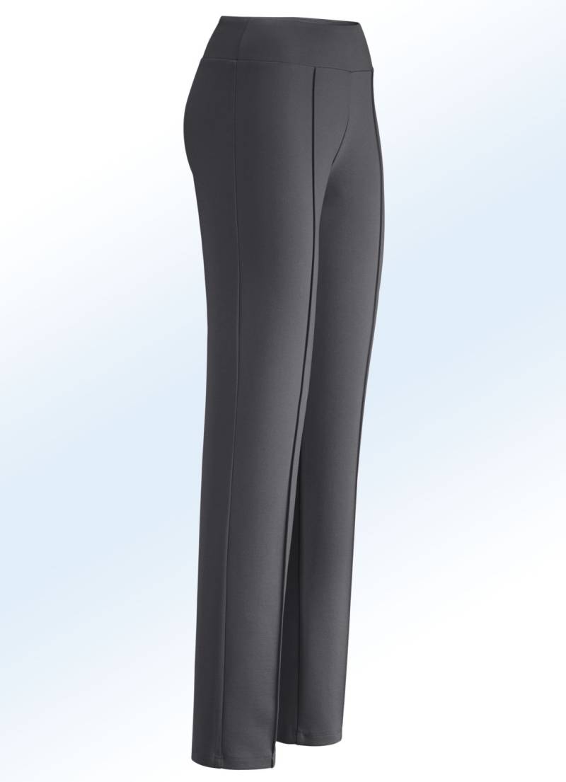 Jerseyhose mit höherem, elastischem Formbund, Dunkelgrau, Größe 20 von BADER