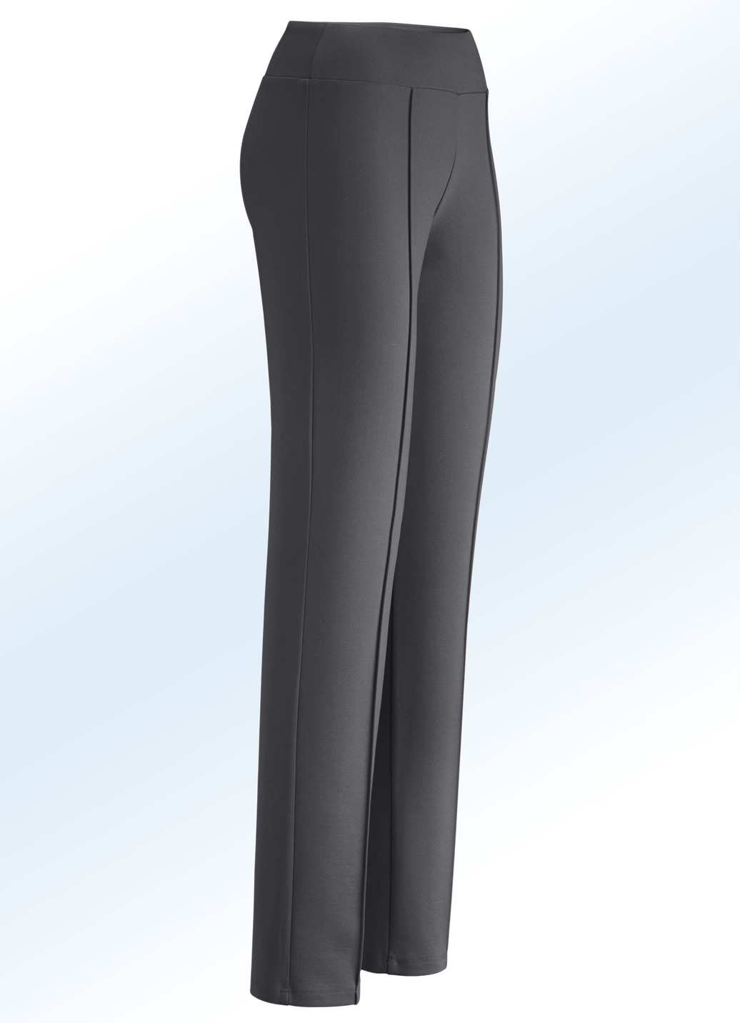 Jerseyhose mit höherem, elastischem Formbund, Dunkelgrau, Größe 23 von BADER