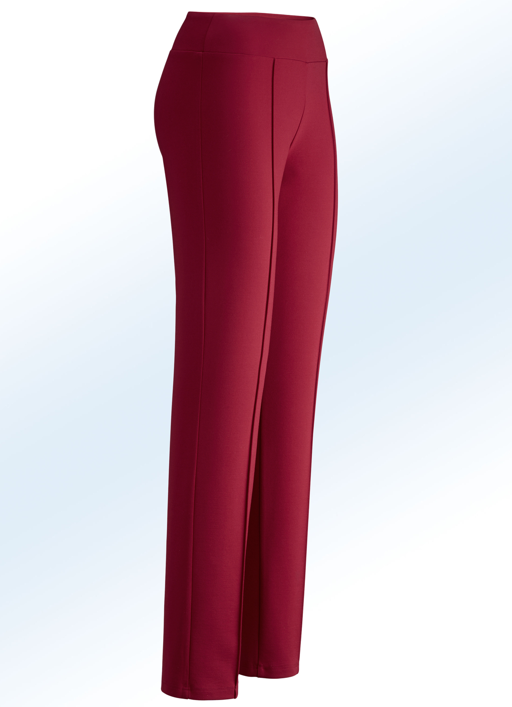 Jerseyhose mit höherem, elastischem Formbund, Rot, Größe 48 von BADER