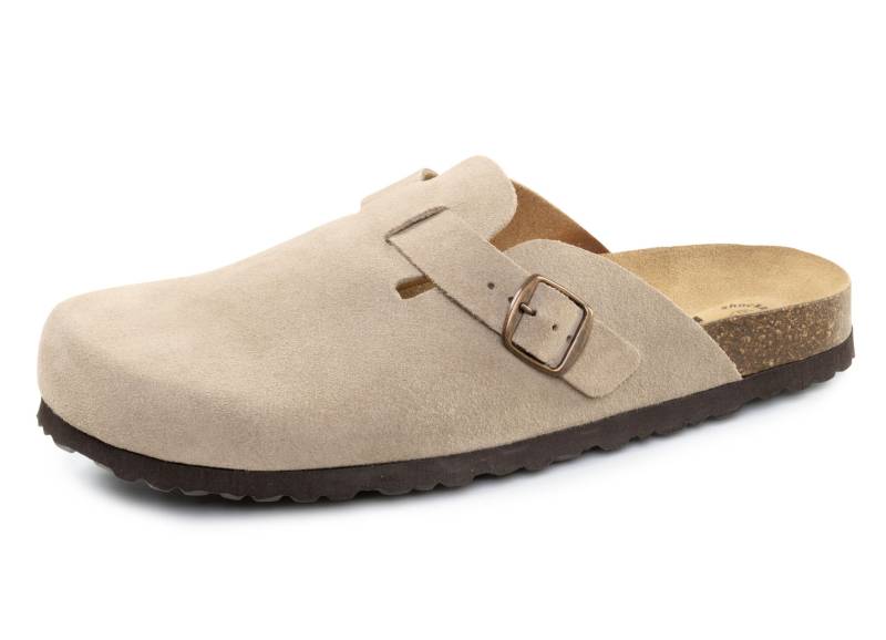 Klassische Herren-Clogs, mit verstellbarer Spange, Sand, Größe 46 von BADER