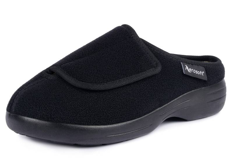 Klett-Pantolette für Damen und Herren, Schwarz, Größe 41 von BADER