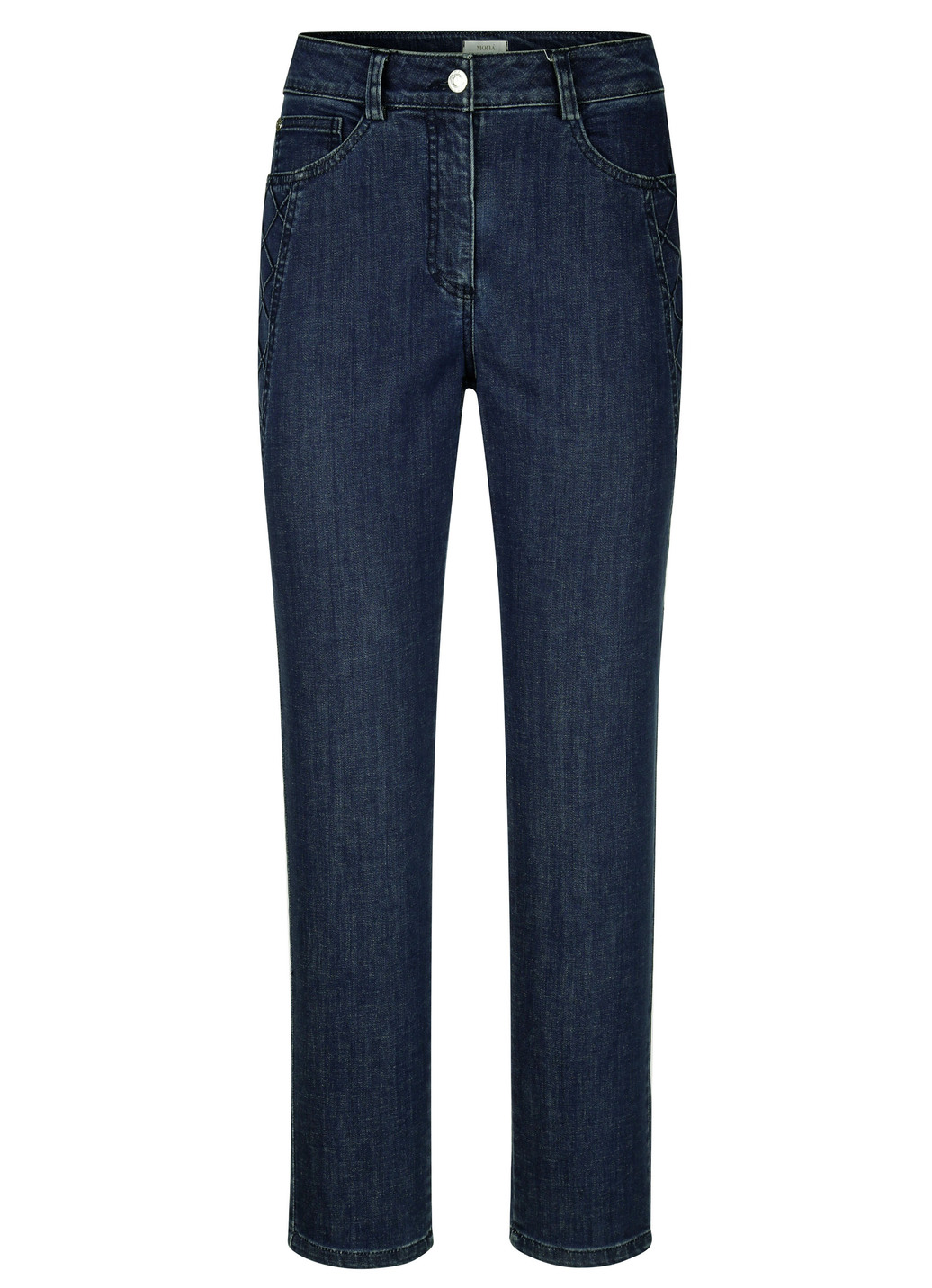 Knöchellange Jeans in 5-Pocket-Form, Größe 38 von BADER