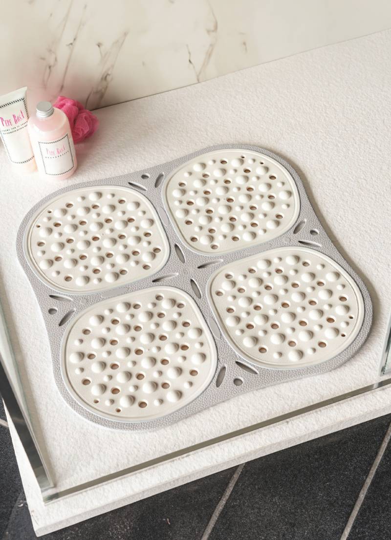 Massage-Duschmatte RELAX, Weiss Massage-Duschmatte RELAX, Weiss von BADER