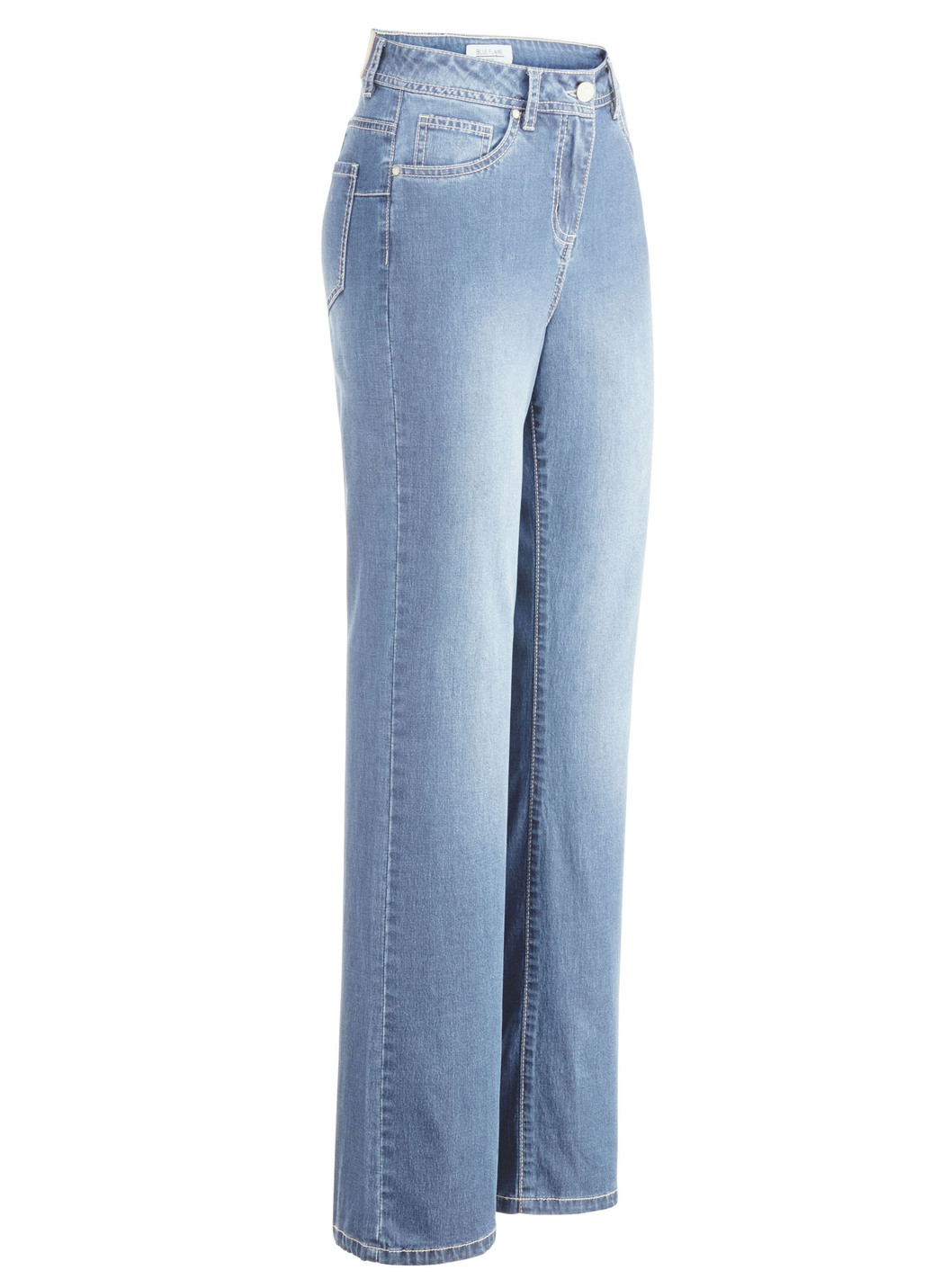 Modische Jeans in 5-Pocket-Form, Hellblau, Größe 18 von BADER