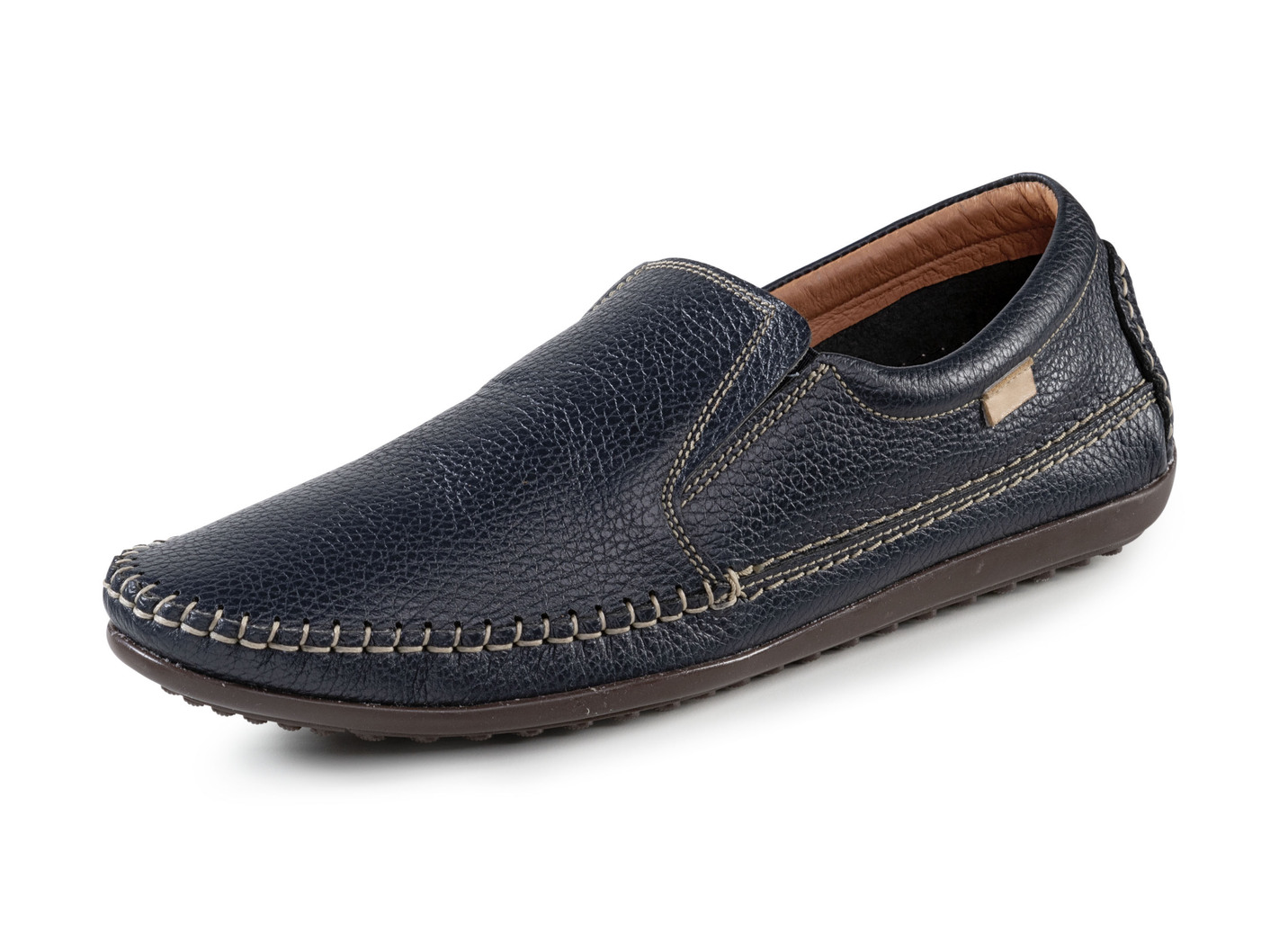 GINO GALANTE, leichte Herren-Slipper, mit Gummizug, Marine, Größe 41 von GINO GALANTE