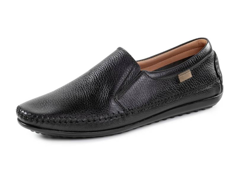 GINO GALANTE, leichte Herren-Slipper, mit Gummizug, Schwarz, Größe 41 von GINO GALANTE