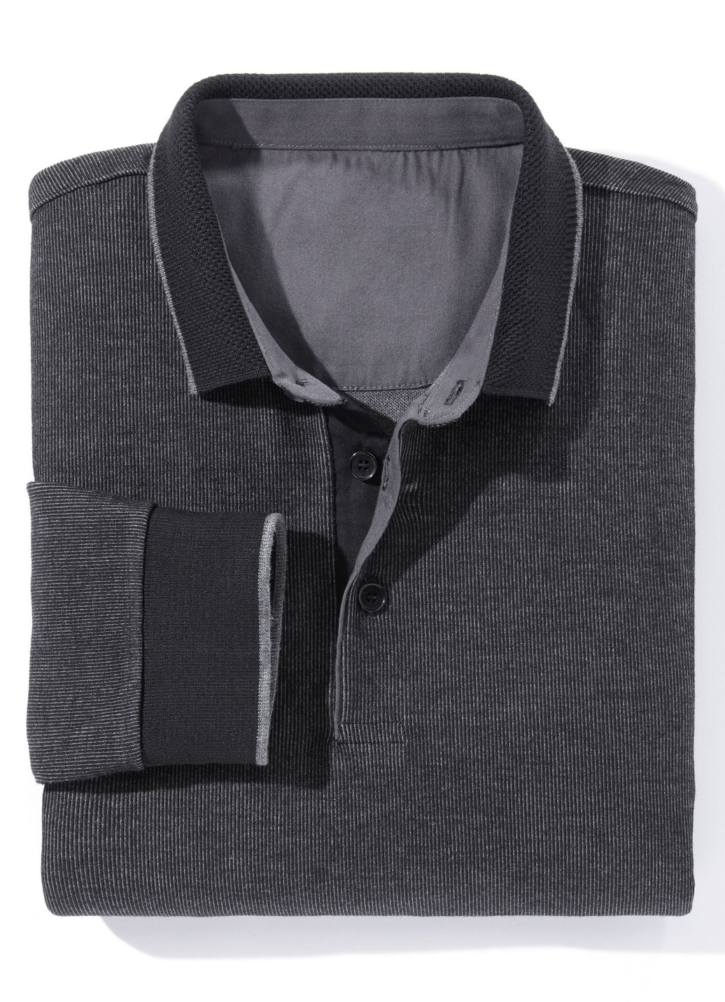 Poloshirt in 3 Farben, Schwarz, Größe 52 von BADER
