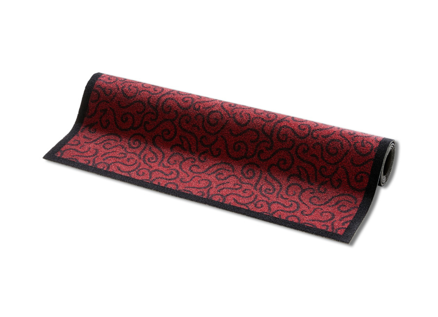 Praktische Schmutzfangmatten für innen und außen, Größe 117 (90x150 cm), Rot von BADER