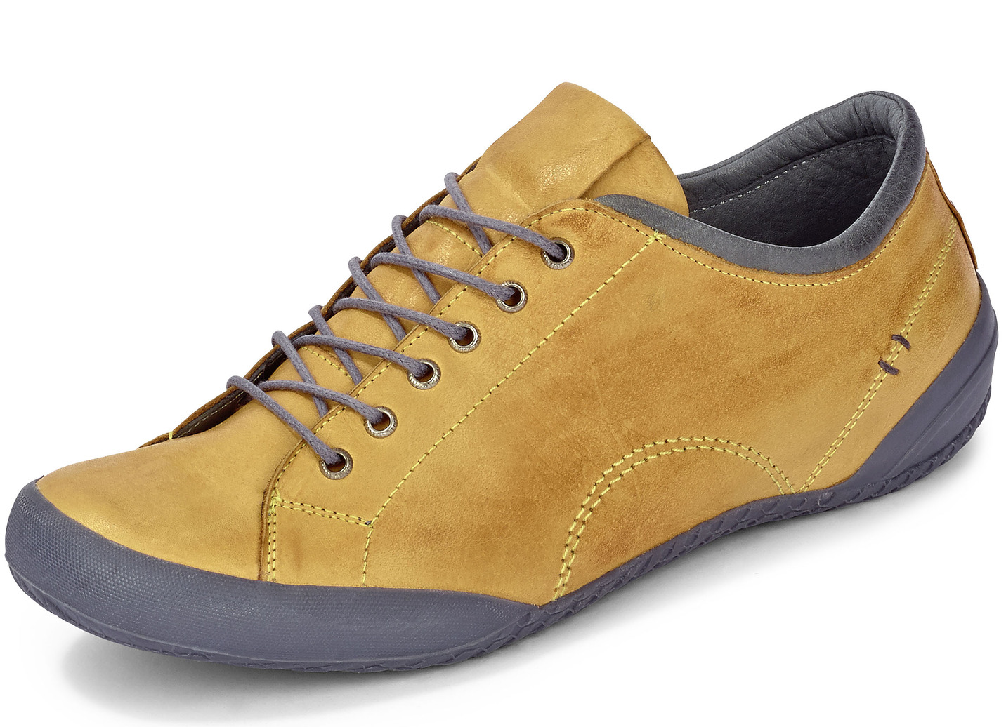 Andrea Conti, klassische Damen-Schnürschuhe, mit herausnehmbarer Lederdecksohle, Senfgelb, Größe 42 Andrea Conti, klassische Damen-Schnürschuhe, mit herausnehmbarer Lederdecksohle, Senfgelb, Größe 42 von Andrea Conti
