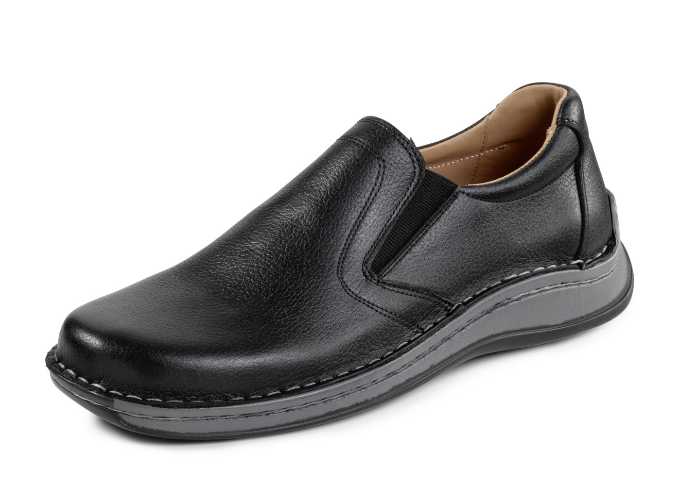 GINO GALANTE, klassische Herren-Slipper, mit herausnehmbarem Fußbett, Schwarz, Größe 41 von GINO GALANTE