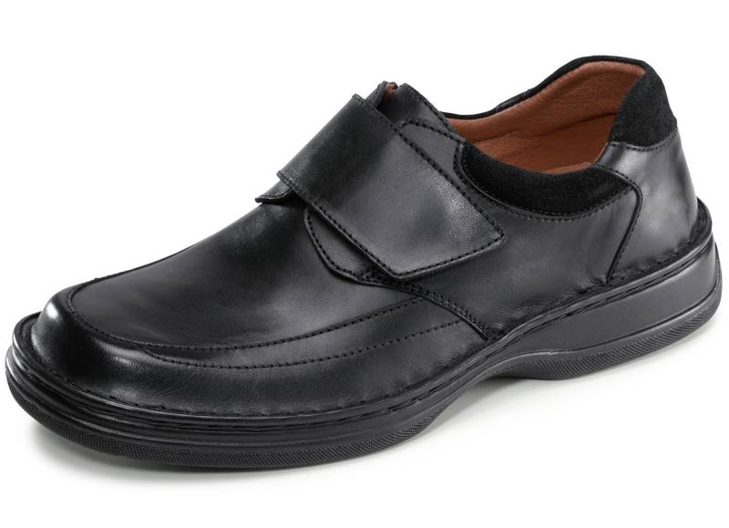 GINO GALANTE Slipper mit Klettspange, Schwarz, Größe 43 von GINO GALANTE