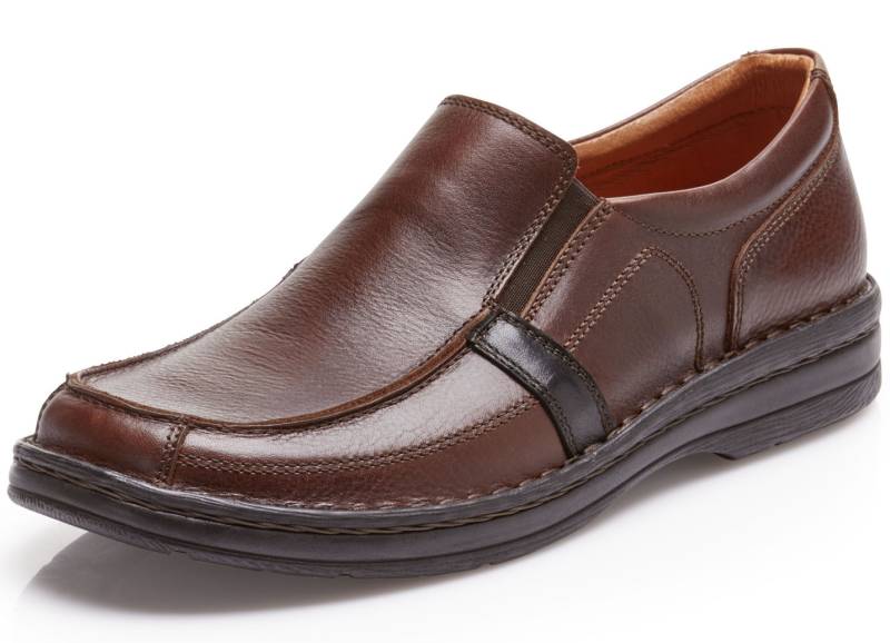 GINO GALANTE, klassische Herren-Slipper, mit herausnehmbarem Fußbett, Burgund, Größe 42 von GINO GALANTE