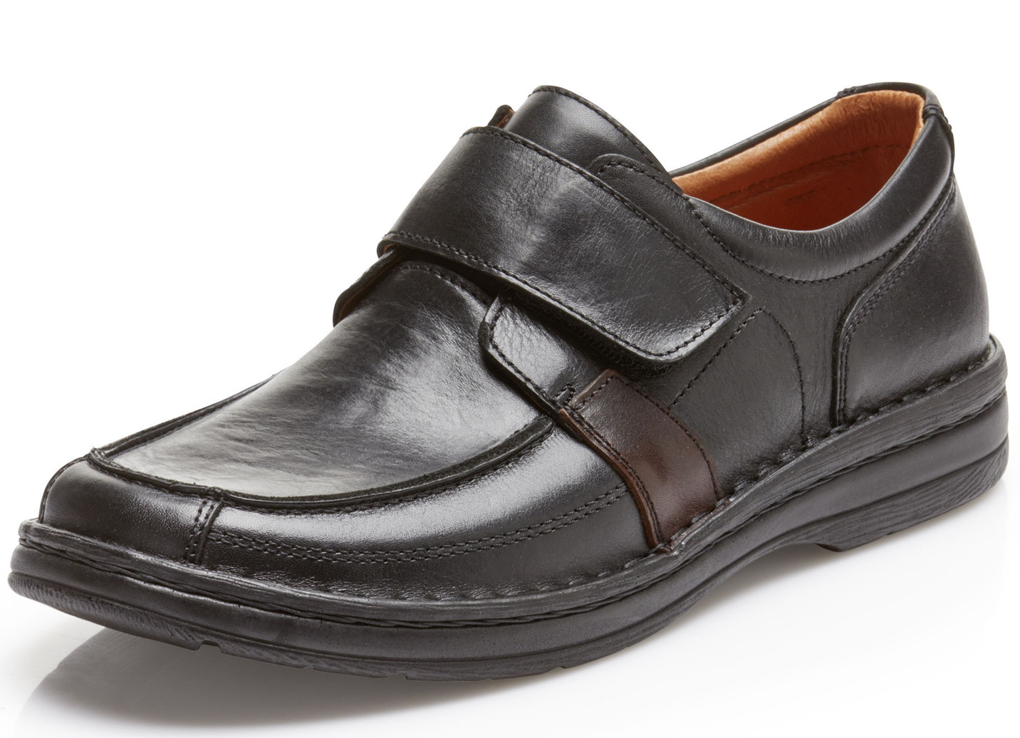 GINO GALANTE, klassische Herren-Slipper, mit herausnehmbarem Fußbett, Schwarz, Größe 41 von GINO GALANTE