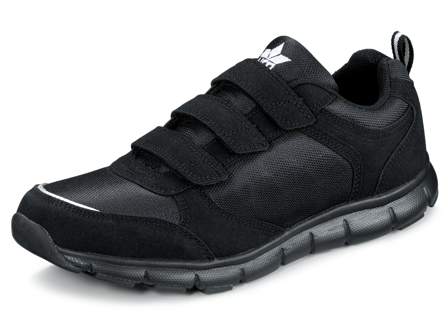 Sportliche Herren-Slipper, mit herausnehmbarem Fußbett, Schwarz, Größe 42 von BADER