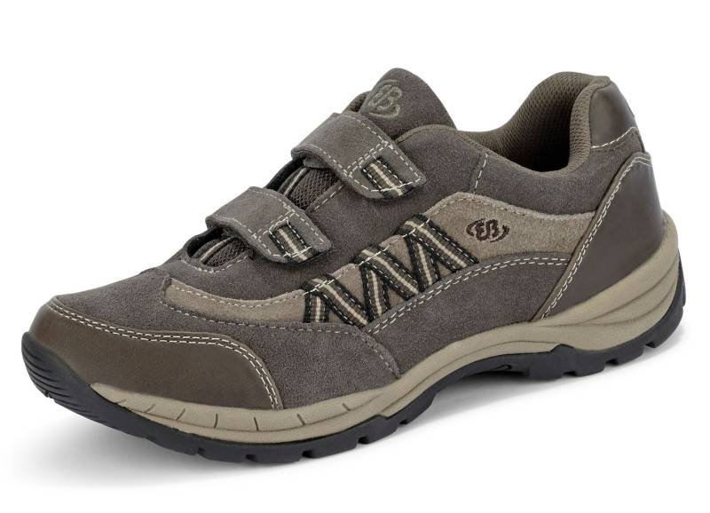 Sportliche Herren-Slipper, mit herausnehmbarem Fußbett, Tabak-Taupe, Größe 40 von BADER