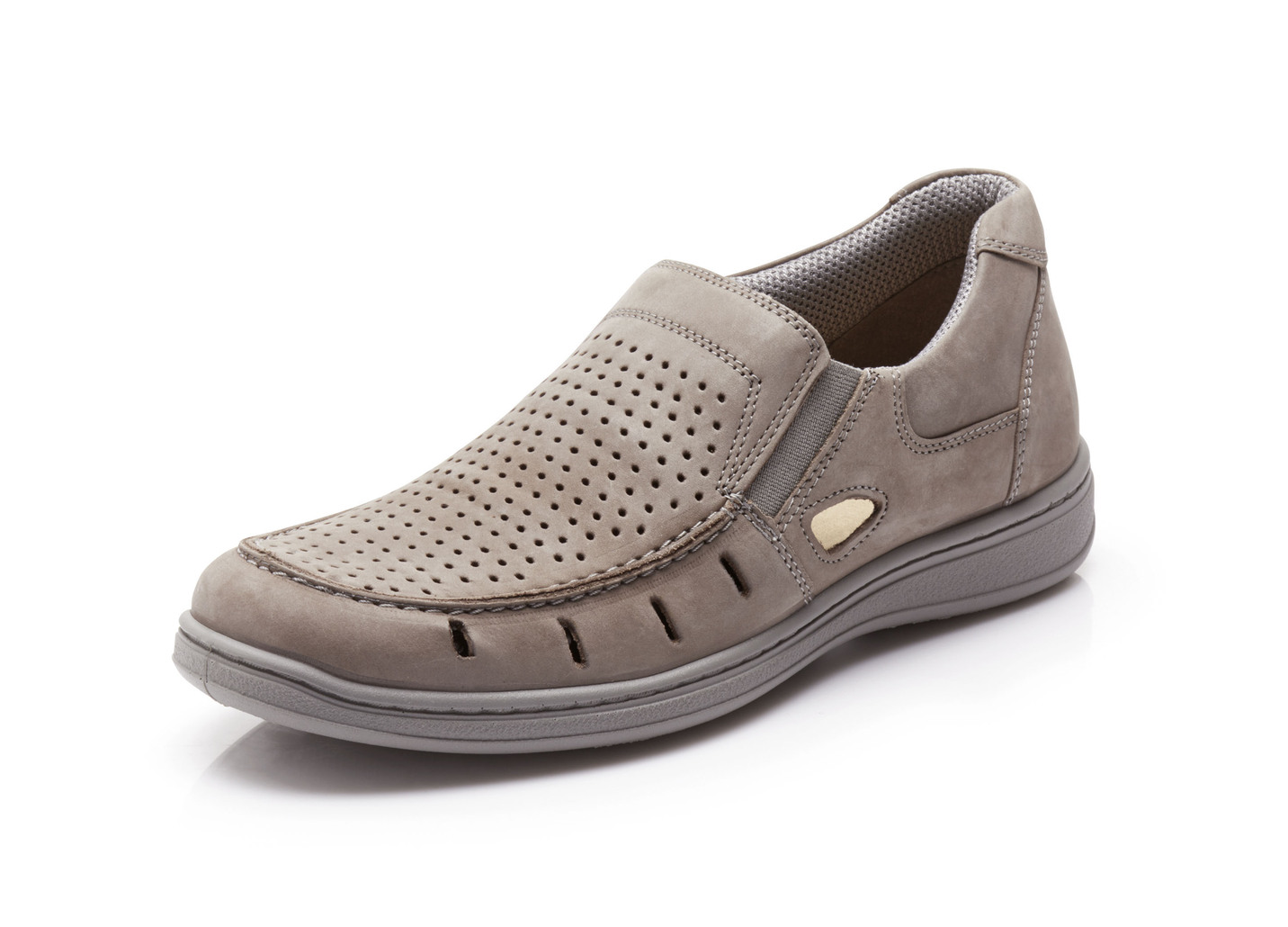 GINO GALANTE Slipper mit luftiger Perforation, Sand, Größe 42 von GINO GALANTE