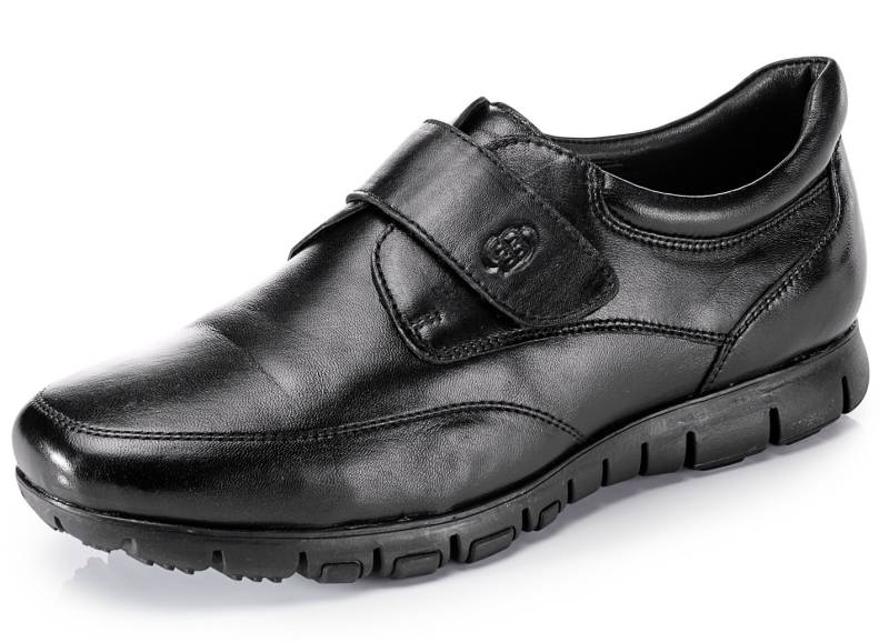 Leichte Herren-Slipper, mit herausnehmbarem Fußbett, Schwarz, Größe 44 von BADER