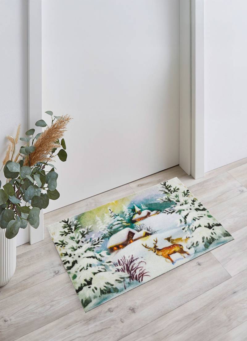 Stimmungsvolle Fußmatte, Bunt Stimmungsvolle Fußmatte, Bunt von BADER