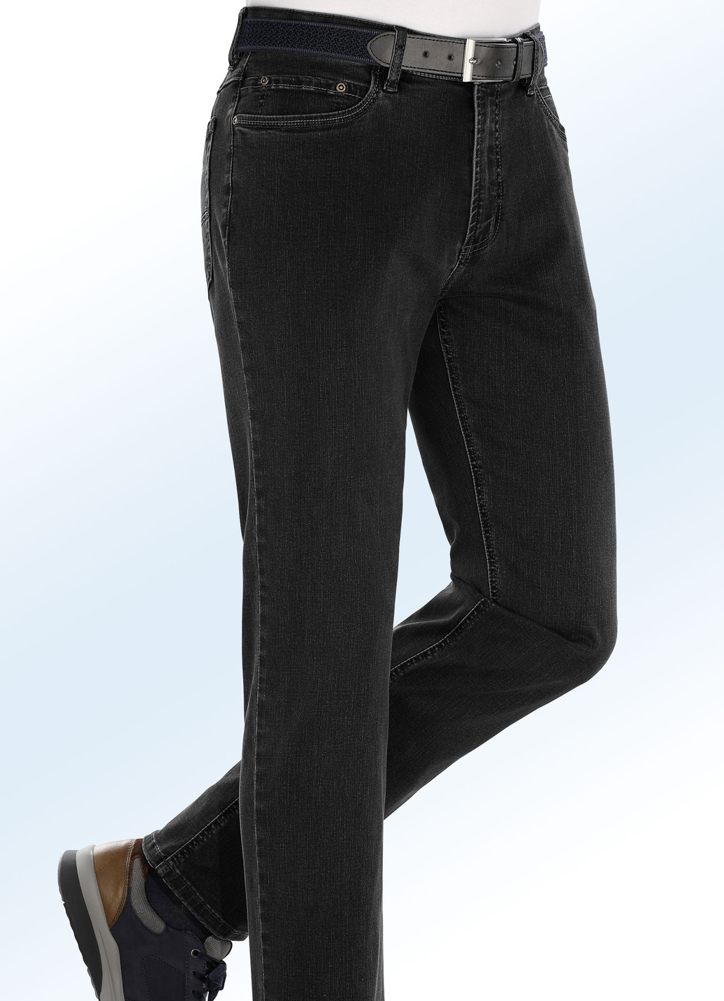 Superstretch-Jeans von „Suprax“ in 4 Farben, Schwarz, Größe 60 von Suprax