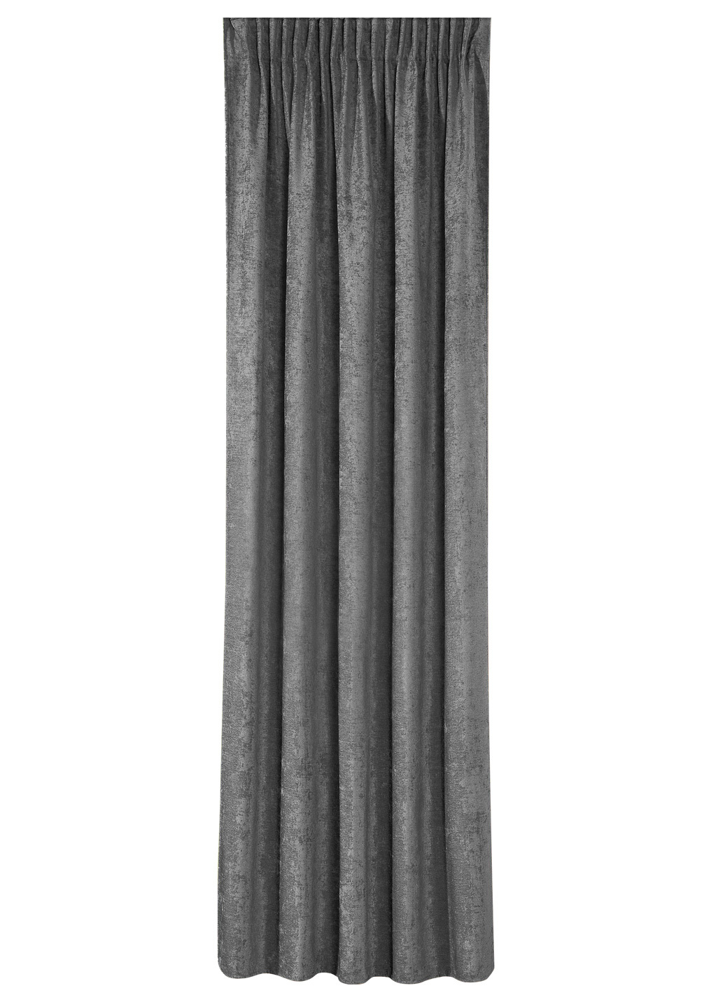 Thermo-Chenille-Verdunkelungsschal mit Multifunktionsband, Größe 436 (H225xB135 cm), Anthrazit von BADER