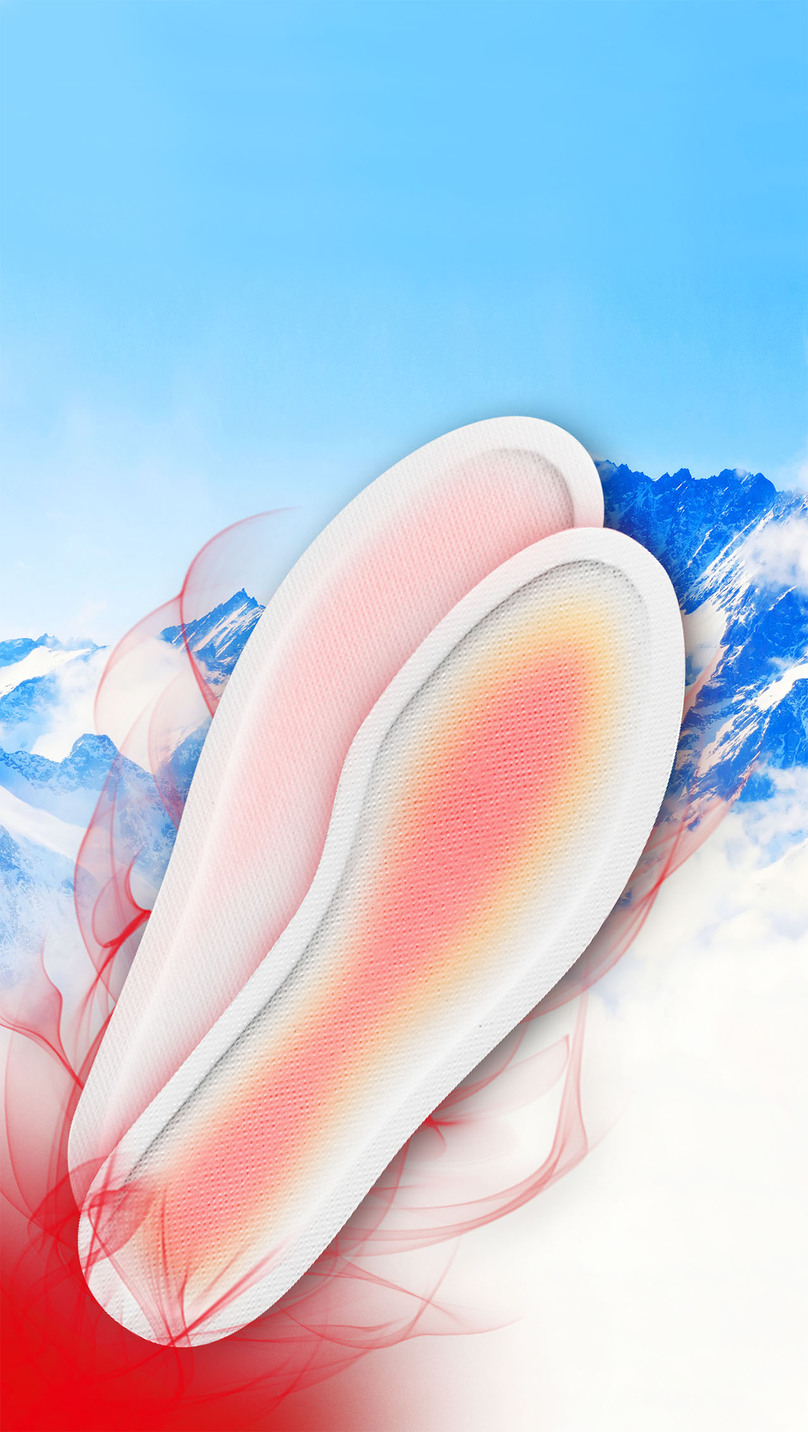 Thermo-Sohlen, 5 Paar, Größe 4(42/43), Weiss-Hellbraun von BADER