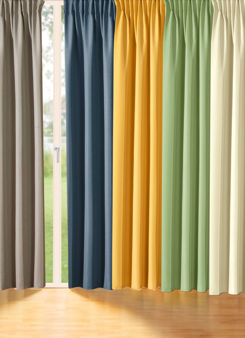 Thermo-Verdunkelungsschal mit Multifunktionsband, Größe 384 (H175xB135 cm), Gold von BADER