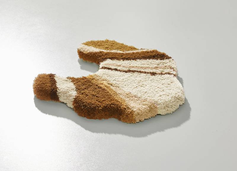 Tolle Badgarnitur in barfußweicher Qualität, Größe 108 (Stand-WC-Vorleger, 50/ 50 cm), Creme von BADER