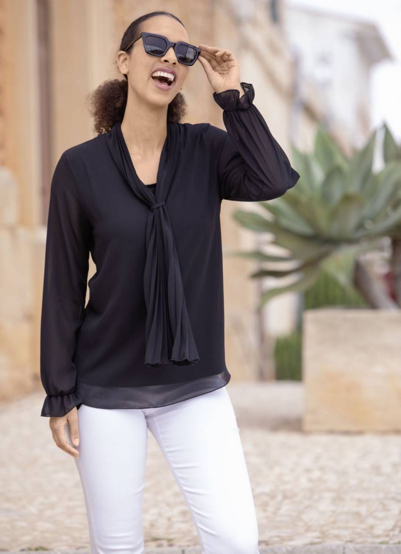 Tunika mit Bindeschluppe, Schwarz, Größe 40 Tunika mit Bindeschluppe, Schwarz, Größe 40 von BADER