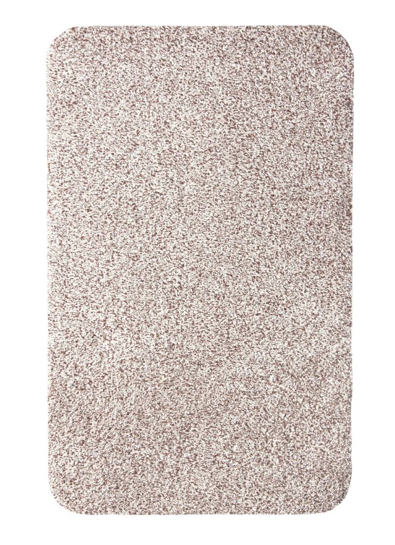 Waschbare Schmutzfangmatte für innen und außen, Größe 112 (67x180 cm), Hellbeige von BADER