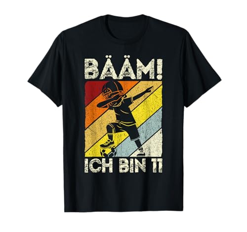 Ich bin 11 Dabbing Geburtstagsshirt 11 Jahre Jungs Geschenk T-Shirt von BÄÄM 11.Kindergeburtstag Geschenk Ich bin 11 Jahre