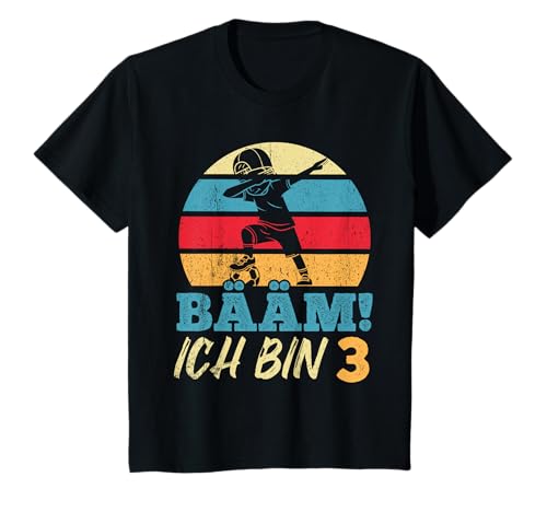 Kinder BÄÄM Ich bin 3 Dabbing Geburtstagsshirt 3 Jahre Jungs T-Shirt von BÄÄM 3. Kindergeburtstag Geschenk Ich bin 3 Jahre