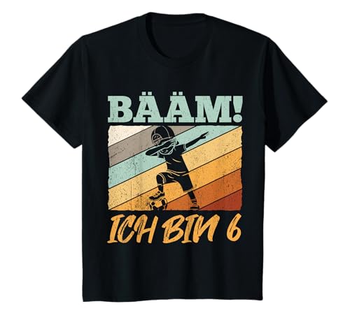 BÄÄM Ich bin 6 Dabbing Geburtstagsshirt 6 Jahre Jungs T-Shirt BÄÄM Ich bin 6 Dabbing Geburtstagsshirt 6 Jahre Jungs T-Shirt von BÄÄM 6. Kindergeburtstag Geschenk Ich bin 6 Jahre