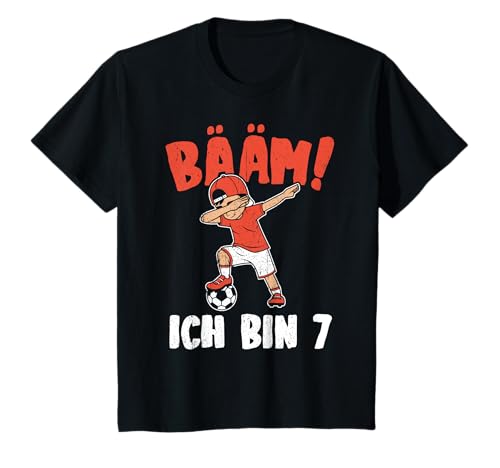 BÄÄM Ich bin 7 Dabbing Geburtstagsshirt 7 Jahre Jungs T-Shirt von BÄÄM 7. Kindergeburtstag Geschenk Ich bin 7 Jahre