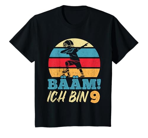 Kinder BÄÄM Ich bin 9 Dabbing Geburtstagsshirt 9 Jahre Jungs T-Shirt von BÄÄM 9. Kindergeburtstag Geschenk Ich bin 9 Jahre