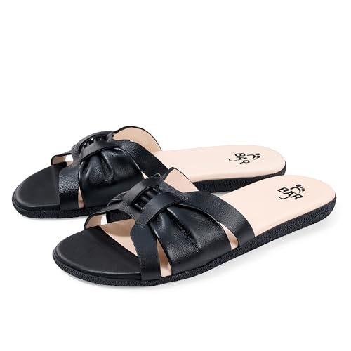 BÄR | Tiana | Damen | Pantoletten/Hausschuhe | Sandaletten mit 100% Zehenfreiheit | Atmungsaktiv von BÄR