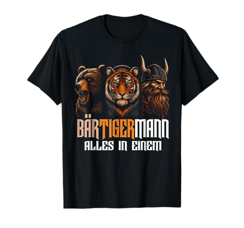 BÄRTIGERMANN Alles In Einem Für Männer Wikinger T-Shirt BÄRTIGERMANN Alles In Einem Für Männer Wikinger T-Shirt von BÄRTIGERMANN Bär Tiger Mann Wikinger Viking