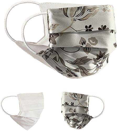 BaF Community Masken 2 per Pack Set Unisex Behelfsmaske Wendbar Mundschutz Maske Mund und Nasenschutz Wendemaske mit Motiv Baumwolle BCI Waschbar von BAF