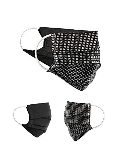 BaF Community Masken 2 per Pack Set Unisex Behelfsmaske Wendbar Mundschutz Maske Mund und Nasenschutz Wendemaske mit Motiv Baumwolle BCI Waschbar von BAF