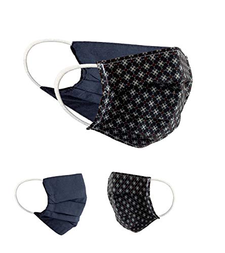 BaF Community Masken 2 per Pack Set Unisex Behelfsmaske Wendbar Mundschutz Maske Mund und Nasenschutz Wendemaske mit Motiv Baumwolle BCI Waschbar BaF Community Masken 2 per Pack Set Unisex Behelfsmaske Wendbar Mundschutz Maske Mund und Nasenschutz Wendemaske mit Motiv Baumwolle BCI Waschbar von BAF