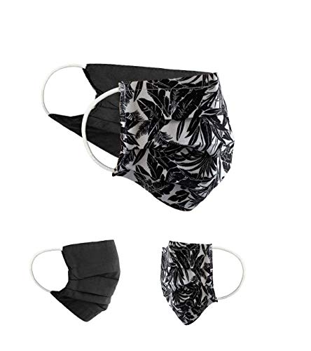 BaF Community Masken 2 per Pack Set Unisex Behelfsmaske Wendbar Mundschutz Maske Mund und Nasenschutz Wendemaske mit Motiv Baumwolle BCI Waschbar von BAF