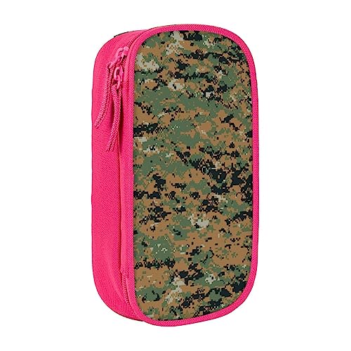 Grüne Armee Digital Camouflage bedruckte Kosmetiktasche Tragbare Make-up Tasche Reise Schmuck Fall Handtasche Geldbörse Beutel Schwarz, rose, Einheitsgröße von BAFAFA