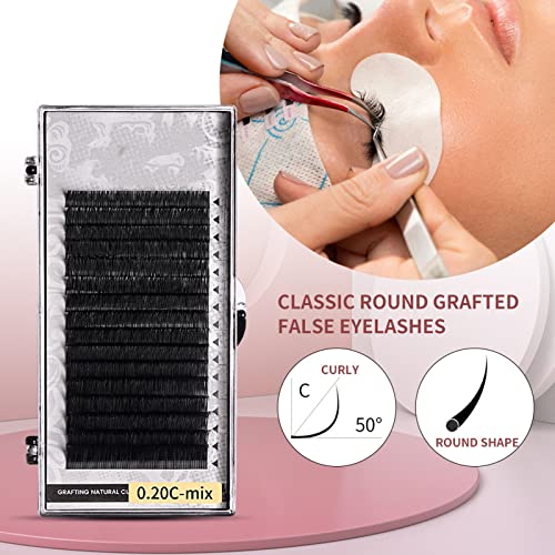 BAFOVY Dicke Lockige Falsche Wimpern Lange Voluminöse Wimpern Flauschige Wispige Mehrere Reihen Einfache Lüftervolumen Leitungen mit Synthetischer Faser für Frauen Kosmetikerin von BAFOVY